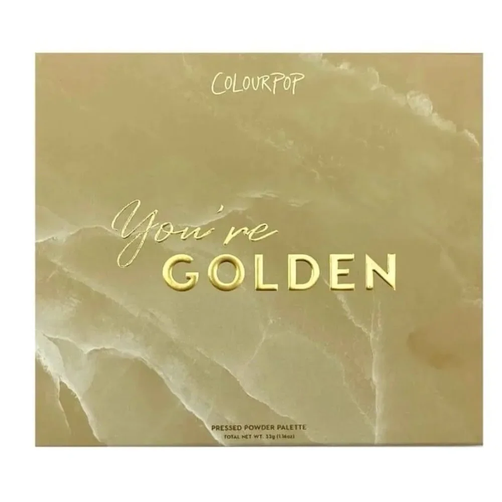 ColourPop You're Golden Eyeshadow Pressed Powder Palette 30 Shades NEW IN BOX